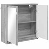 vidaXL Badkamer spiegelkast Grijs Sonoma 60 x 20 x 60 cm Bewerkt hout