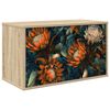 vidaXL Wandgemonteerd tv-meubel LOCHEM 69 x 33 x 40 cm Sonoma Eiken