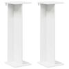 vidaXL Plantenstandaard 2 pcs Wit 25 x 25,5 x 80,5 cm