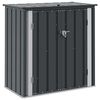vidaXL Tuinopslagdoos Zwart 101,5 x 57 x 100,5 cm Staal