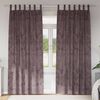 vidaXL Velvet Gordijnen met gordijnen 2 pcs Bruin 260 x 140 cm Fluweel
