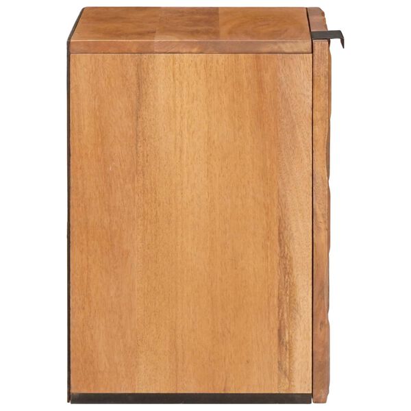vidaXL Badkamer Hangkast Bruin 38 x 33 x 48 cm Massief Mango Hout
