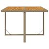 vidaXL 9-delige Tuinset met kussens poly rattan beige
