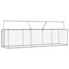 vidaXL Hondenkennel voor buiten met dak 400x100x150 cm