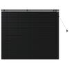vidaXL Jaloezie Zwart 130 x 130 cm 35 mm Massief Paulowniahout