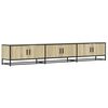 vidaXL Tv-meubel 240x35x41 cm bewerkt hout sonoma eikenkleurig