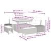 vidaXL Tuin Sofa Set met kussen 8 pcs Beige Poly riet