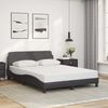 vidaXL Bedframe "Dover" kunstleer grijs 140x200 cm