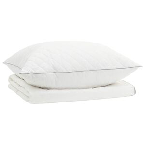 vidaXL 90% ganzen dons dekbedset FULDA 2 st 137 x 200 cm Zomer 100 GSM