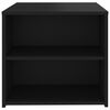 vidaXL Bijzettafel 50x50x45 cm bewerkt hout zwart