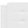 vidaXL Bedframe zonder matras "Zadar" kunstleer wit 200x200 cm