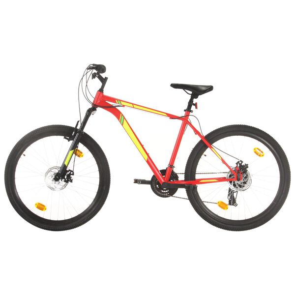 vidaXL Mountainbike 21 versnellingen 27,5 inch wielen 42 cm frame rood