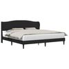 vidaXL Bedframe met hoofdeinde Zwart 180 x 200 cm Kunstleer