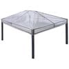 vidaXL Gazebo Dekking Vervanging Doorzichtig 400 x 300 x 32 cm PVC