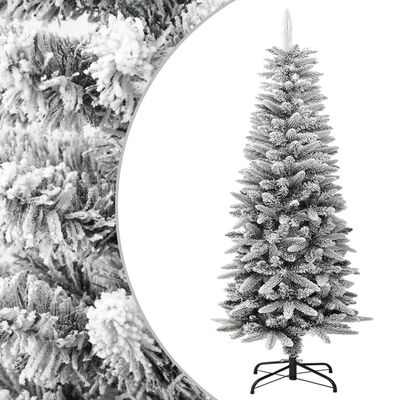 Jumping jack Phalanx aankleden vidaXL Kunstkerstboom met sneeuw smal 120 cm PVC en PE online kopen |  vidaXL.be