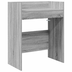 vidaXL DJ Tafel Grijs Sonoma 102 x 45 x 102 cm Bewerkt hout