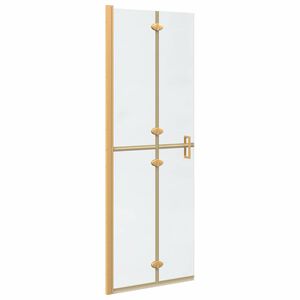 vidaXL Inloopdouchewand Goud 70 x 6,5 x 190 cm