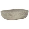 vidaXL Opzetwasbak rechthoekig 48x37,5x13,5 cm keramiek grijs