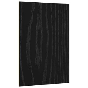 vidaXL Decorpanelen 12 st Zwart Eiken 21 x 30 x 0,27 cm Bewerkt hout