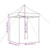 vidaXL Partytent Terracotta 200 x 200 x 306 cm Oxford Stof