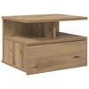 vidaXL Vliegend Nachtkastje Artisan Eiken 40 x 31 x 28 cm Bewerkt hout