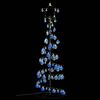 vidaXL LED-kerstboom met kerstballen 100 LED's warm wit 150 cm