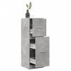 vidaXL Apothekerskast 40x41x118 cm bewerkt hout betongrijs