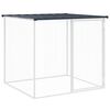 vidaXL Kippenhok met dak 103x98x90 cm gegalvaniseerd staal antraciet