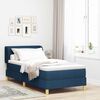 vidaXL Boxspringbed met matras met hoofdeinde Blauw 80 x 200 cm Stof