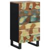 vidaXL Dressoir met 3 lades 40x33,5x75 cm massief gerecycled hout