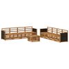 vidaXL Sofa-Sets 9 pcs Massief Acaciahout