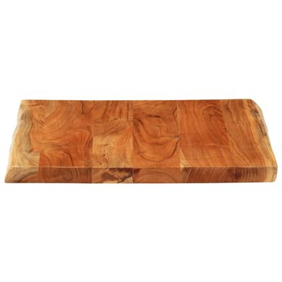 vidaXL Tafelblad vierkant natuurlijke rand 60x60x3,8 cm acaciahout