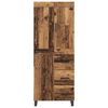 vidaXL Hoge kast met lade Oudhout 69,5 x 34 x 180 cm Bewerkt hout
