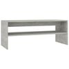 vidaXL Salontafel 100x40x40 cm bewerkt hout betongrijs