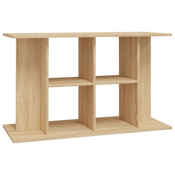 vidaXL Aquariumstandaard Sonoma Eiken 100x40x60 cm Bewerkt Hout