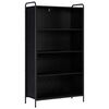 vidaXL Boekenkast 55,5 x 33 x 174 cm Bewerkt hout Zwart eiken