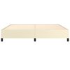 vidaXL Bedframe kunstleer cr&egrave;mekleurig 200x200 cm