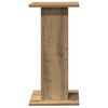 vidaXL Speakerstandaards 2 st 30x30x60 cm hout artisanaal eikenkleurig