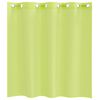 vidaXL Gordijnen Voile met doorvoertules 2 st 140x140 cm appelgroen