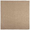 vidaXL Binnen- en buitentapijt AGIRA Naturel 240 x 240 cm Polyester