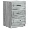 vidaXL Nachtkastje Grijs sonoma 43 x 41 x 63,5 cm Bewerkt hout