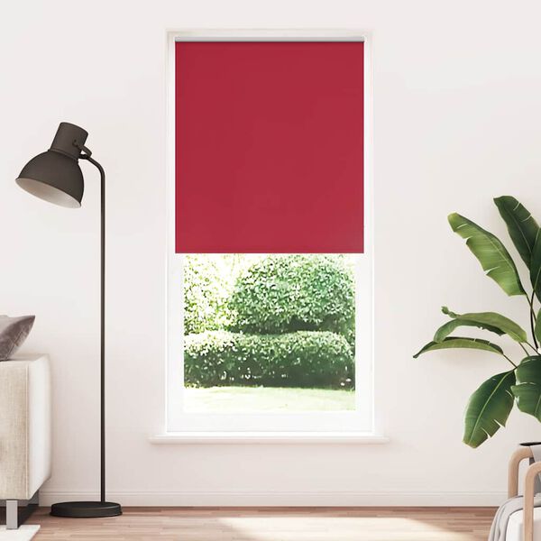 vidaXL Rolgordijn verduisterend 100 x 230 cm rood