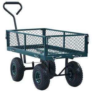 vidaXL Tuinwagen 250 kg groen