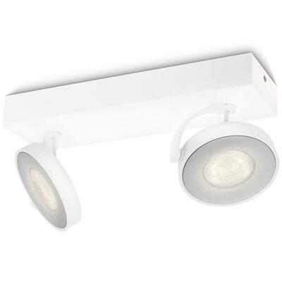 Philips myLiving LED-spotlight Clockwork 2x4,5 W wit