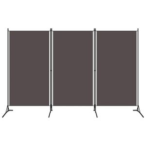 vidaXL Kamerscherm met 3 panelen 260x180 cm antraciet