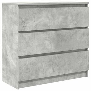 vidaXL Dressoir 80x35x76 cm spaanplaat betongrijs