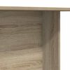 vidaXL Eettafel Sonoma Eiken 110 x 60 x 75 cm Bewerkt hout