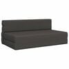 vidaXL Vouwbare Sofa Bed Matras Donkergrijs 152 x 86,5 x 60 cm Stof