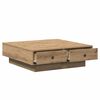 vidaXL Salontafel Artisan Eiken 90 x 90 x 28 cm Bewerkt hout