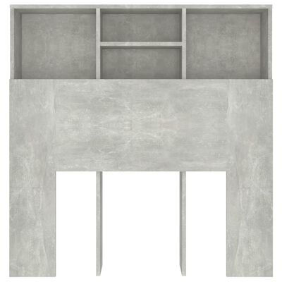 vidaXL Hoofdbordkast 100x19x103,5 cm betongrijs